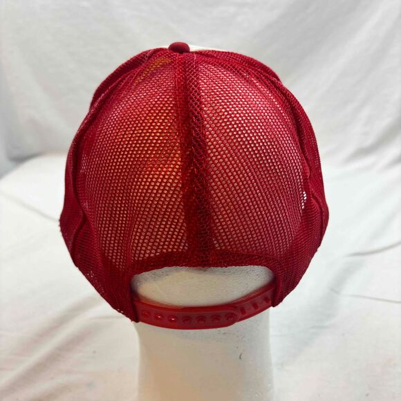 UPS Next Day Air Vintage Crown Trucker Cap Hat Red White Mesh Snapback One Size - Picture 6 of 12